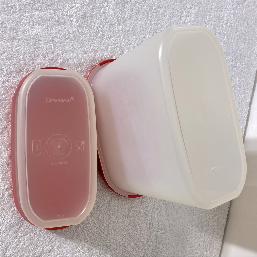 Tupperware Modular Mates Set with Red Lids 8pc - Picture 7 of 16